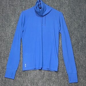 RLX Ralph Lauren Women's Golf Long Sleeve Pullover Top Size S Blue Wicking NWT